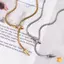 Thép không gỉ Đầu Rắn Nelace Phụ Nữ Thanh Lịch Sáng Zircon Mặt Dây Chuyền Trang Sức Hàng Ngày Sang Trọng Nhìn Mới