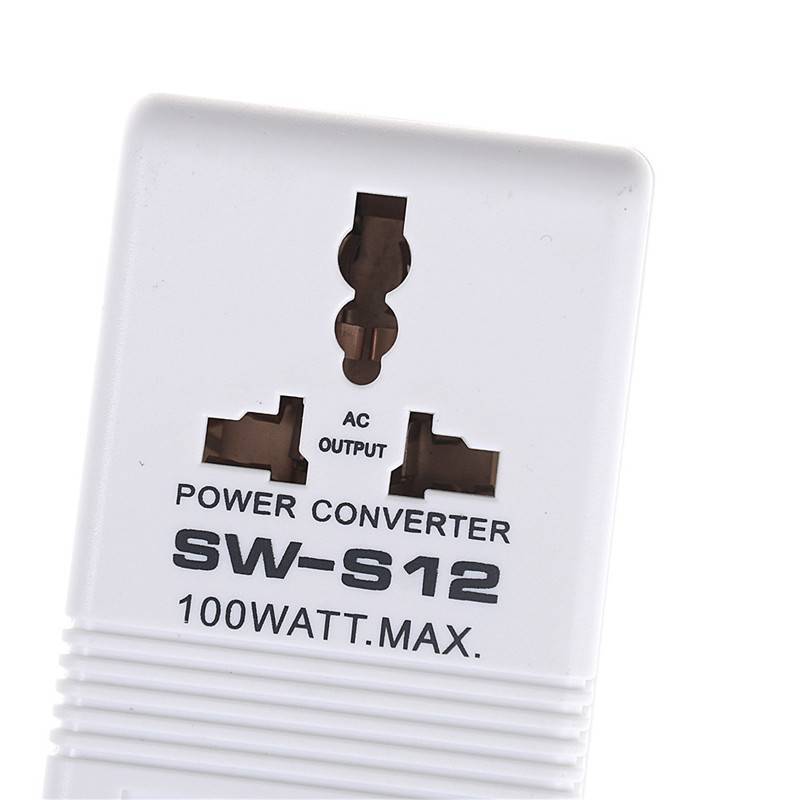 NS 110v sang 220v Bộ Chuyển Đổi Điện Áp Lên / Xuống 100w Watt Biến Áp Du Lịch Soet NS