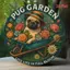 HELLOYOUNG Kim Loại Dễ Thương Pug Trang Trí Tường Cho Sân Vườn, Mảng Mèo Có Chậu Hoa, Phụ Kiện Nhà Hiện Đại Cho Phòng Khách