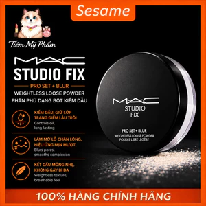 MAC Studio Fix Pro Set & Blur Weightless Loose Powder | Fullsize Kiềm Dầu Mịn Lì 6.5g