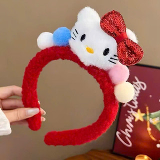 BỜM TÓC MÈO HELLO KITTY DỄ THƯƠNG MÀU ĐỎ NỔI BẬT PHỤ KIỆN XINH XẮN CHO BÉ VÀ BẠN GÁI