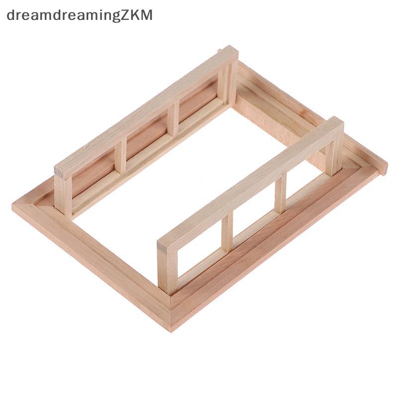 [dreamdreaming] 1 Bộ 1: 12 Nhà Búp Bê Khung Cửa Sổ Không Sơn Thu Nhỏ 6 Chảo Nội Thất Cửa Sổ Mô Hình Trang Trí Nhà Búp Bê Phụ Kiện [zkm]
