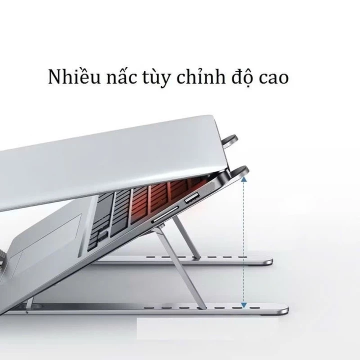 Giá đỡ laptop Sac máy tính 45w 60w 85w air pro Đế tản nhiệt laptop gấp gọn điều chỉnh độ cao N3 H5 Kệ tản nhiệt laptop