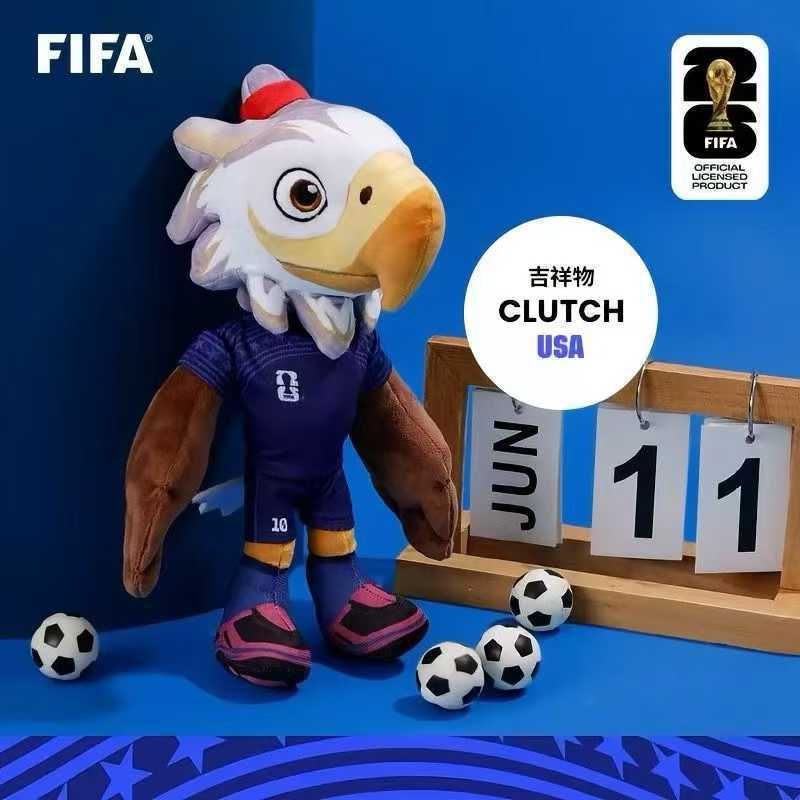 2026 Hoa Kỳ Canada Mexico World Cup Linh Vật Sang Trọng Đồ Chơi Móc Khóa Mặt Dây Chuyền Quà Tặng Giáng Sinh gift