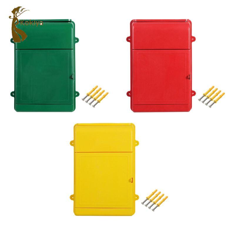 Hộp thư treo tường đa năng 13,5x10x2,7 inch, lắp đặt đơn giản, sắp xếp cho văn phòng tại nhà