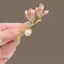 PNPIA- Tính Khí Sang Trọng Hoa Lily Trâm Cài Cho Nữ Cô Gái Vintage Men Chân Đa Năng Sáng Bóng Xòe Quần Áo Phụ Kiện Quà Tặng