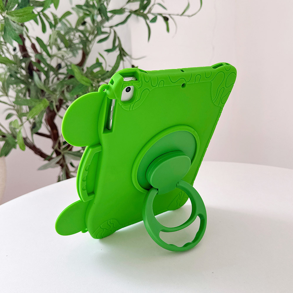 Ốp Lưng Họa Tiết Ếch Dễ Thương Dễ Thương Cho Air Mini 1 2 3 4 5 6 7 IPad 5 6 7 8 9 10th 11 12 A16 A19 10.9 "Pro9.7 Pro10.5 10.2" Pro11 Pro 11 M4 M5 Dây Sling