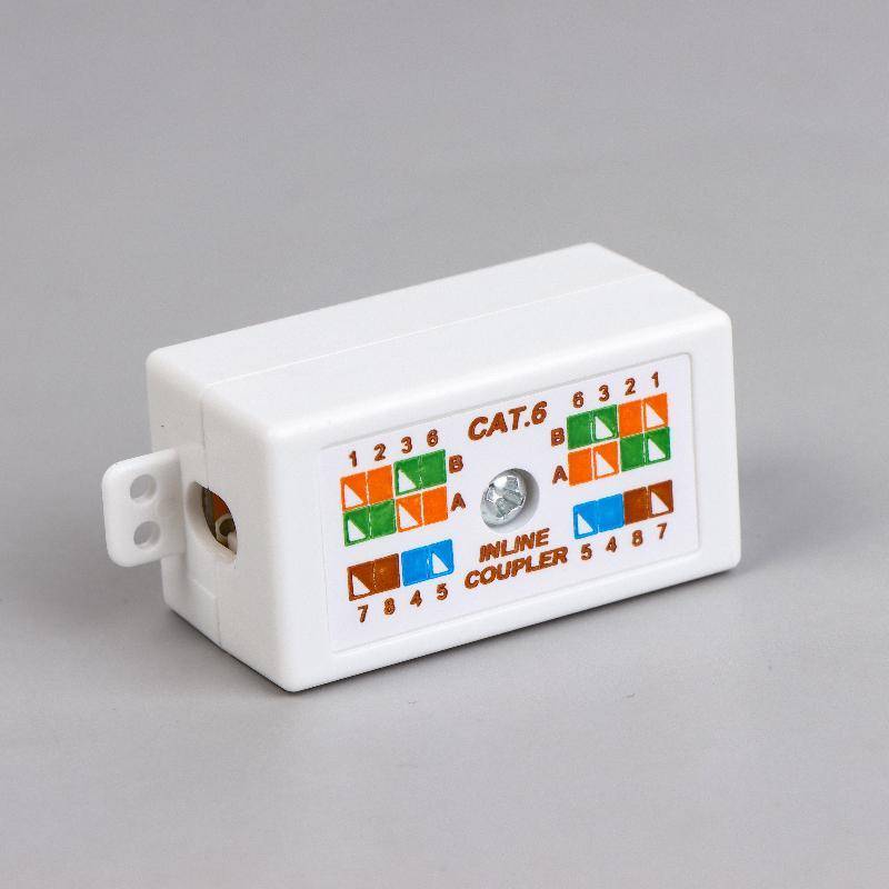 < WHPHous-t > 1 Cái Inline Punchdown Krone Coupler Joiner Cho Cat6 / Cat5E Cáp Mạng Ethernet RJ45 Hộp Thông Tin Máy Tính Để Bàn Hộp Nối Đẹp