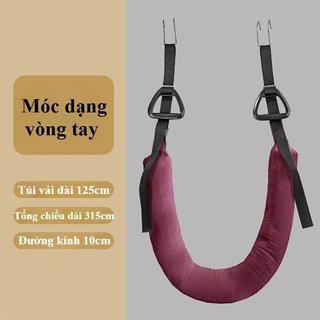 Thắt lưng lực kéo thắt lưng Hỗ trợ cột sống Cáng lưng nỉ mềm thoáng khí Phòng tập thể dục văn phòng hạng nặng