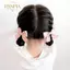 PNPIA- 2 Cặp Phụ Kiện Tóc Nơ Thời Trang Cho Bé Gái Mùa Hè Đáng Yêu Mũ Đội Đầu Trẻ Em Ý Tưởng Quà Tặng Cho Sử Dụng Hàng Ngày