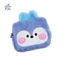 Ví đựng tiền xu sang trọng BT21s - Túi chìa khóa hoạt hình Túi đựng tai nghe trái tim Túi đựng mỹ phẩm