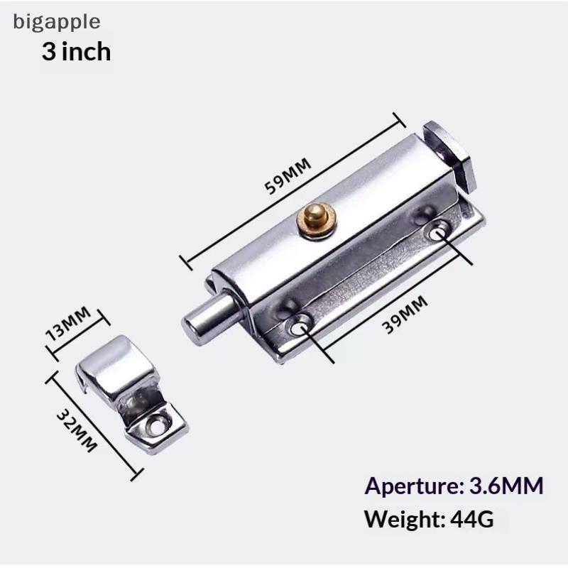 Chốt cửa lò xo bằng thép không gỉ tự đặt bigapple, Lo RDG chống trộm 3 Inch