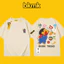 XS-3XL Áo Sơ Mi Cao Cấp BKMK Hoạt Hình Lớn Crayon Shin chan Họa Tiết In 100% Cotton Cao Cấp Unisex Cổ Tròn Áo Thun