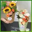 SWEET 5 Chiếc Hộp Hoa Chống Thấm Nước Thi Bó Hoa Túi Xách Hoa Paaging Hộp Chống Trầy Xước Giấy Kraft Túi Xách Cho Đảng Lễ Hội n