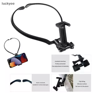 Luckyew Hands Free Wearable Ne Holder Giá đỡ điện thoại lười Giá treo đa năng cho IPhone 15ProMax Samsung GoPro Do Station Braet TQ