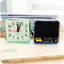 Luckyew Dễ Thương Sinh Viên Báo Động Clo Analog Báo Động Clo Vuông Đầu Giường Nhỏ Gọn Clo Trang Trí Máy Tính Để Bàn Clo Phòng Ngủ Sinh Viên Báo Động Điện Tử Clo TQ