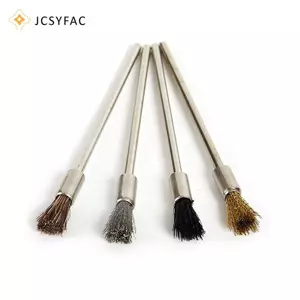 JCSYFAC Bút Dây Bàn Chải 100mm Chân Dài Làm Sạch Bàn Chải Xoay Dụng Cụ Loại Bỏ Sơn Rỉ Sét Mới