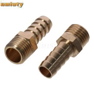 Đầu nối lắp UMITY 2 CÁI, Ống ID 6mm 10mm M14-1.5 M10-1 Phụ kiện ống thép gai, Đầu nối ống Đồng thau Metric Nam đến Barb Air, Water,, Dầu và Khí trơ