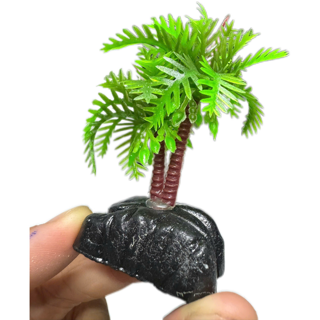 Bụi Dừa Nhân Tạo Trang Trí Bể Cá, Tiểu Cảnh (Cao 7cm)