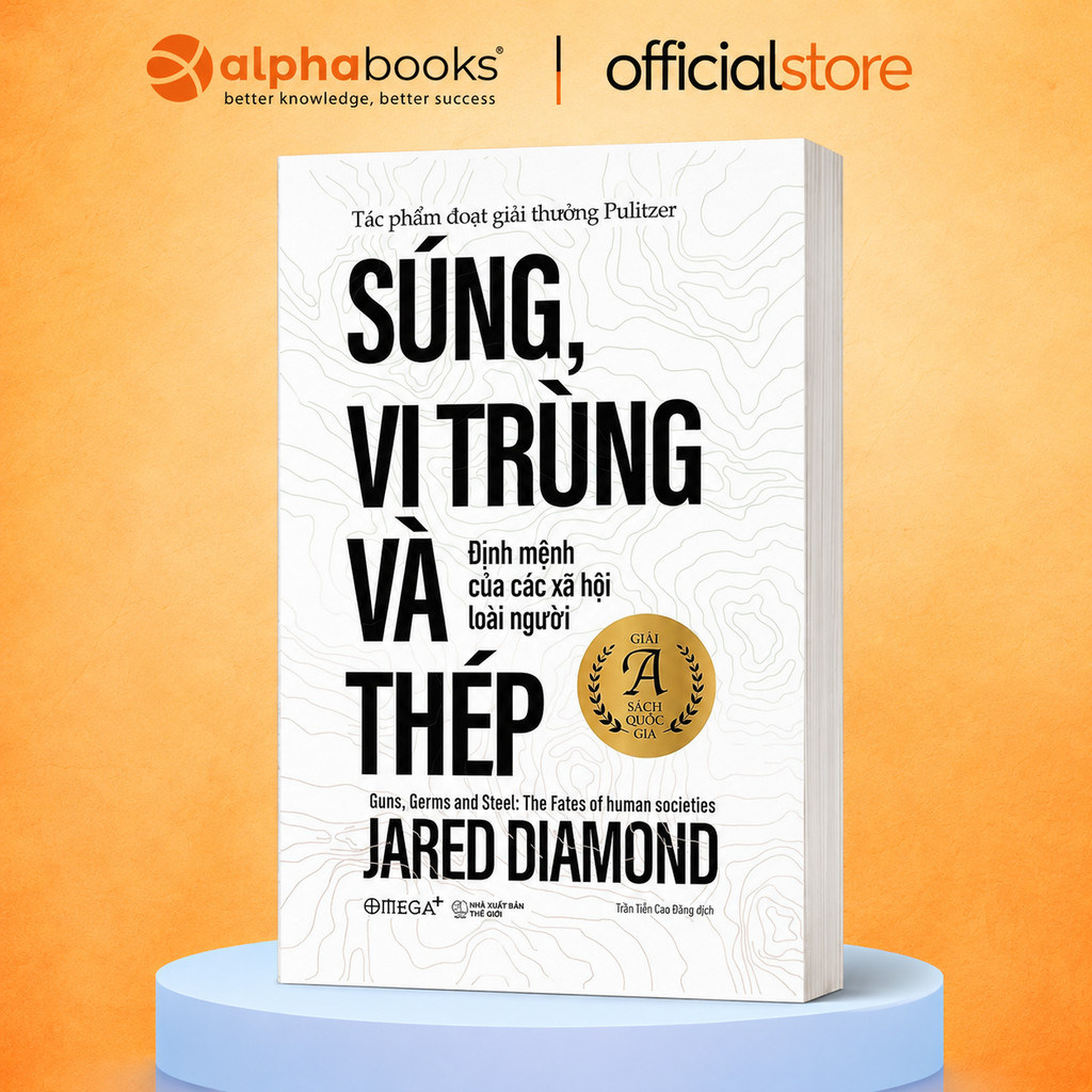 Sách - Súng, Vi Trùng Và Thép - Jared Diamond (Omega Plus)