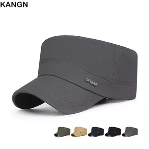 Mũ bóng chày KANGN, Mũ phẳng nhẹ có thể điều chỉnh, Mũ chống nắng thoáng khí thời trang dành cho nam giới