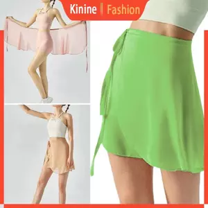 Váy quấn khiêu vũ cổ điển KIN dành cho nữ có dây buộc thắt lưng có thể điều chỉnh cho vũ công múa ba lê