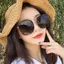 Phiên bản Hàn Quốc Kính râm GM Nữ Chống tia cực tím ins Mặt to Ôm hơn Mặt tròn Chụp ảnh đường phố Kính râm độ phân giải cao Nữ Influencer Classy 26.