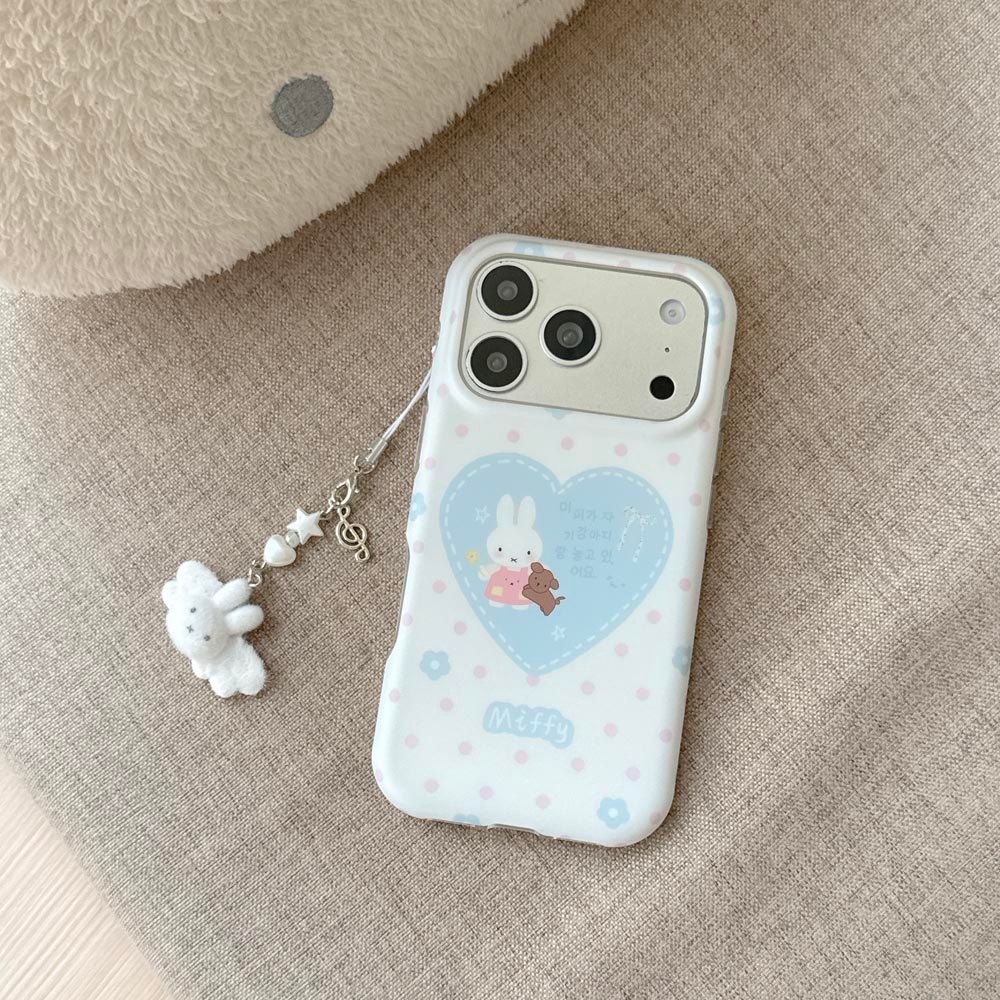 Ốp lưng cứng Tương thích với iPhone 15 15Pro 15ProMax 16 16Pro 16ProMax 17 17Pro 17ProMax Ốp lưng họa tiết thỏ