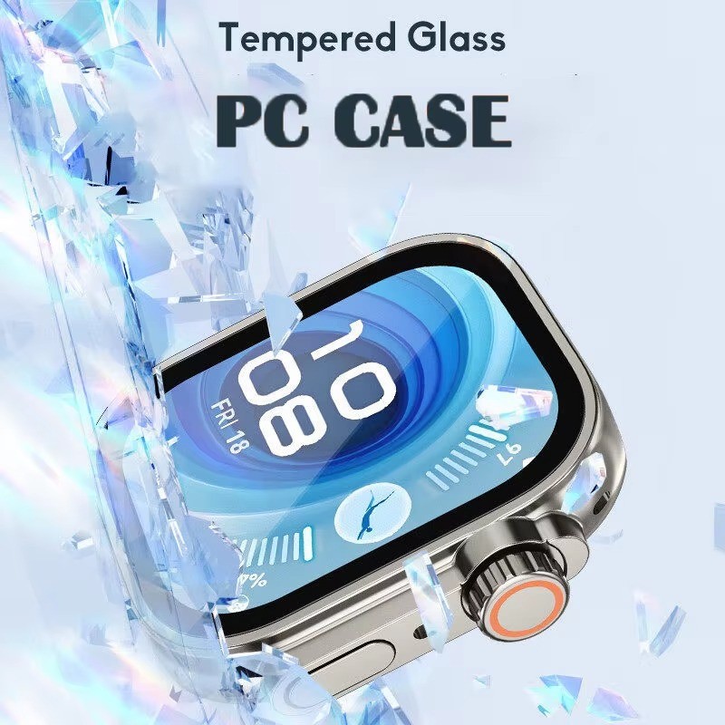 Kính cường lực + Vỏ PC cho đồng hồ Huawei Fit 5 Pro 5Pro Vỏ bảo vệ toàn diện cho đồng hồ Huawei Fit 5 5Pro Fit5 Fit5Pro Vỏ bảo vệ màn hình PC cứng