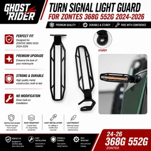 CHO ZONS 368G 552G 2024-2026 Xe Máy Bật Tín Hiệu Bảo Vệ Phía Trước Phía Sau Chỉ Báo Bảo Vệ Lưới Bao Phụ Kiện
