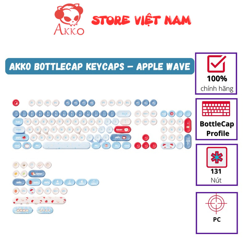Keycaps akko - Giá Tốt, Miễn Phí Vận Chuyển, Đủ Loại | Shopee Việt Nam