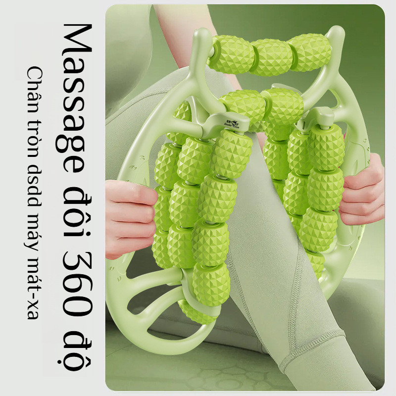 🔥⚡COD⚡Kẹp chân tròn/Con lăn massage thư giãn cơ bắp/Thiết bị làm thon gọn chân/Máy massage chân đa chức năng cho cổ và ngực