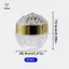 1 chiếc Lọ kem mặt thủy tinh 50g sang trọng có nắp Hộp đựng mỹ phẩm Acrylic cho lọ kem dưỡng da Chai dưỡng da du lịch [Mina]
