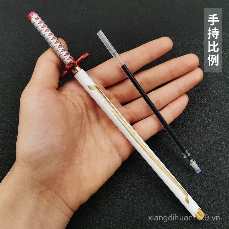 Demon Slayer Kimetsu No Yaiba Anime Xung Quanh Kamado Tanjirou Agatsuma Zenitsu Chữ Ký Bút Kim Loại Mô Hình Đạo Cụ Quà Tặng Giáng Sinh Christmas gift