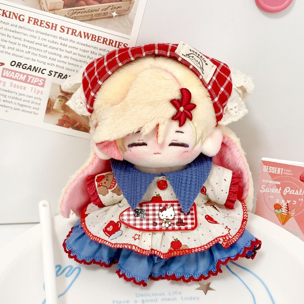10cm Quần Áo Cho Bé Sao Biển Cơ Thể Bình Thường Cotton Búp Bê Quần Áo Gothic Váy Trà Pie Thiết Kế Chính Hãng 3.14