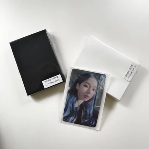 Trong Suốt Hai Lớp Thẻ Phim cpp Card Holder Wanzhi Thương Hiệu Ba Quốc Kill PTCG Close-Fit Liner Đen Trắng Yu-Gi-Oh Card Fil