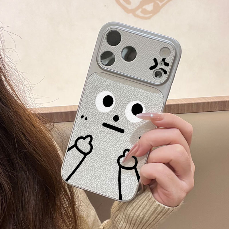 Ốp iPhone Emoji Bao da mềm cao cấp đựng máy ảnh - iP 7/8/X/XS/XR/11/12/13/14/15/16/17/Plus/Air/Pro/Max