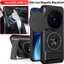 Giáp Trượt Ống Kính Funda Cho Vivo X300 Pro 5G Ốp điện thoại Xoay Vòng Từ Tính Dành Cho Vivo X300 Ốp điện thoại Chân Đế Có Thể Gập Lại Capa