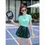 Bộ thể thao nữ cộc tay cổ tròn, bộ Wilson tập pickleball, cầu lông, tennis,...