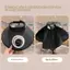 < WHPHous-t > Mũ câu cá có thể điều chỉnh vành rộng 18cm Chống tia cực tím Quạt chạy bằng năng lượng mặt trời Mũ chống nắng để làm việc ngoài trời Đẹp