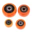 < WHPHous-t > Bánh xe PVC Bánh xe đôi Vòng bi chịu lực cao Chống mài mòn Đồ nội thất Bánh xe thay thế Đẹp