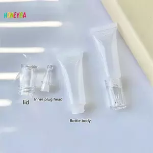 < Honeyba > 10 / 15ML Mỹ Phẩm Mềm Ống Kem Dưỡng Mắt Dạng Lỏng Kem Nền Chai Có Thể Đổ Lại Axit Hyaluronic Nhỏ Giọt Chai Trống Đẹp