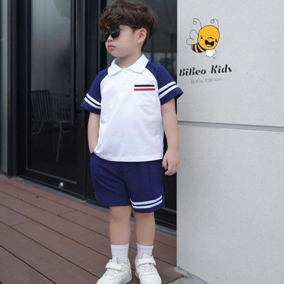Bộ quần áo THOMBROW  cho bé trai , Bộ quần  áo chất COTTON mềm thoải mái cho bé