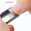 Kẹp móng tay gấp Mini bằng thép không gỉ có tay cầm vòng chìa khóa Kẹp móng tay quay Phụ kiện và dụng cụ kéo nhỏ