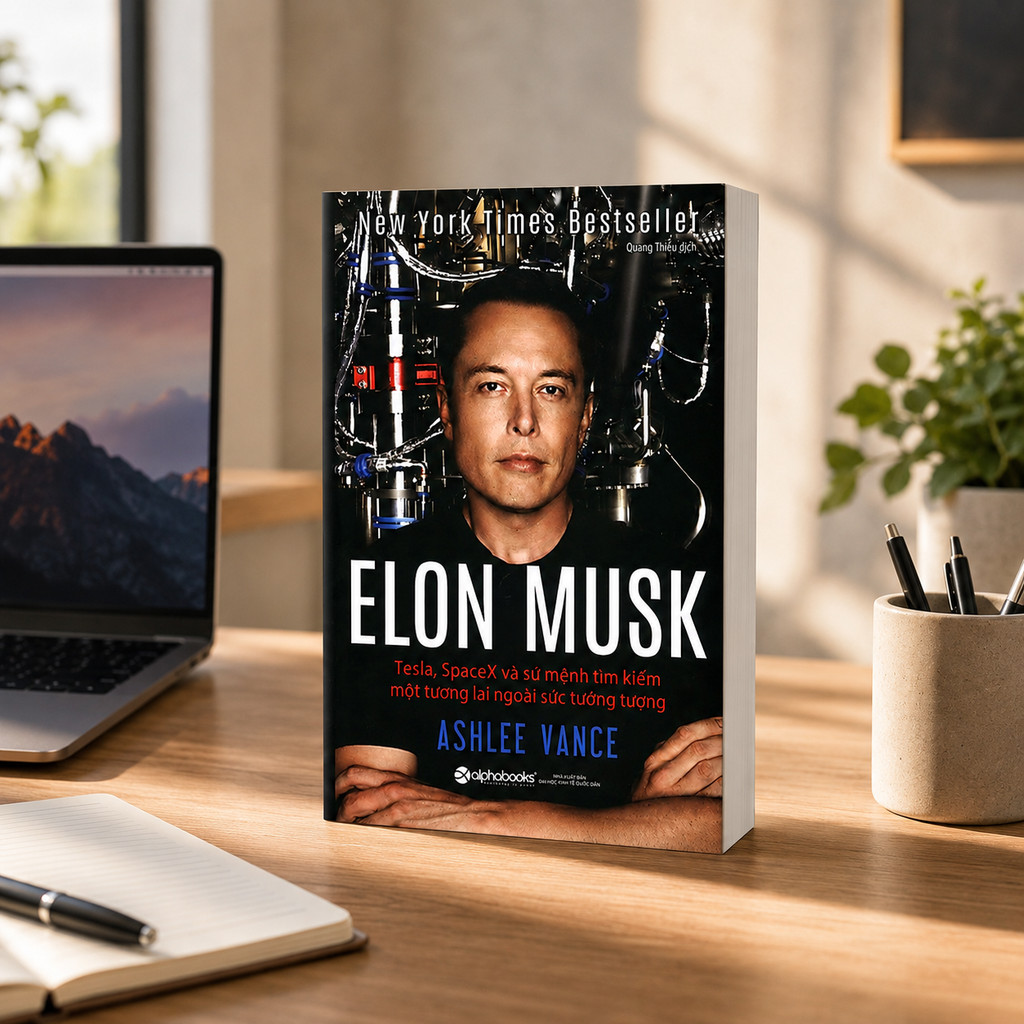 Sách - Elon Musk Tesla, SpaceX Và Sứ Mệnh Tìm Kiếm Một Tương Lai Ngoài Sức Tưởng Tượng (Alpha Books)