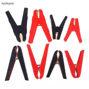 Luckyew 2 Chiếc 100 / 200 / 300 / 500A Chịu Lực Đồng Cá Sấu Kẹp Thiết Bị Đầu Cuối Pin Điện Cá Sấu Kẹp Kiểm Tra Đầu Nối Cho Jumper Cáp Tăng TQ