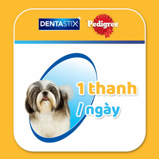 Gói Bánh Thưởng PEDIGREE DENTASTIX Đủ Vị Xương Gặm Sạch Răng Cho Chó, Bổ Sung Vitamin