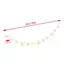 JCSYFAC Hoa Cúc Giấy Biểu Ngữ Nón Bánh Toppers Trẻ Em Bé Gái Sinh Nhật Hoa Cúc Chủ Đề Trang Trí Tiệc Treo Bunting Vòng Hoa Tiếp Liệu Mới