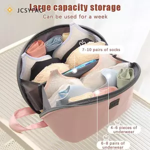 JCSYFAC Đa Năng Đồ Lót Túi Bảo Quản Quần Áo Du Lịch Áo Ngực Sos Chia Tổ Chức Túi Nữ Di Động Mỹ Phẩm Thú Cưng Túi Giặt Mới