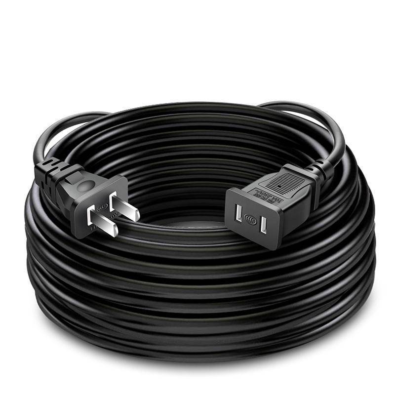 QIUWU 2M 5M 10M US Cắm Cáp Kết Nối Nguồn AC TV PC Laptop Dây Nguồn Điện Dây Sạc Đồng.